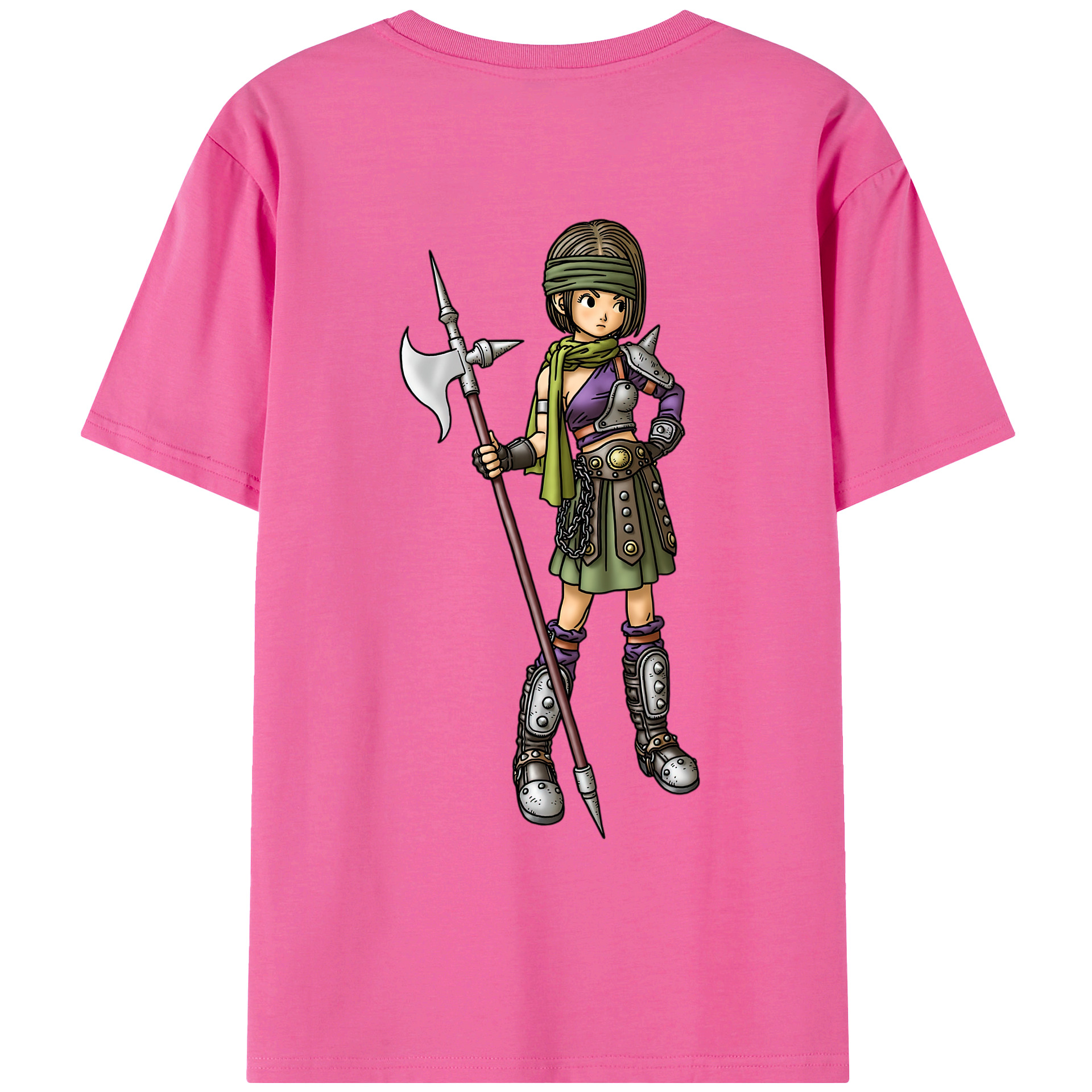 （画像用） ドラゴンクエスト Doragon Kuesuto Dragon Quest レディース半袖Tシャツ(バックプリント)